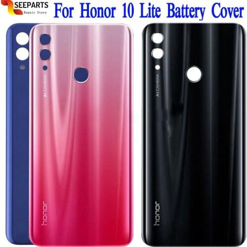 For Huawei Honor 10 Lite Back Battery Cover Door Rear Cover Housing Case For Honor 10 Lite Battery Cover Honor 10Lite Housing