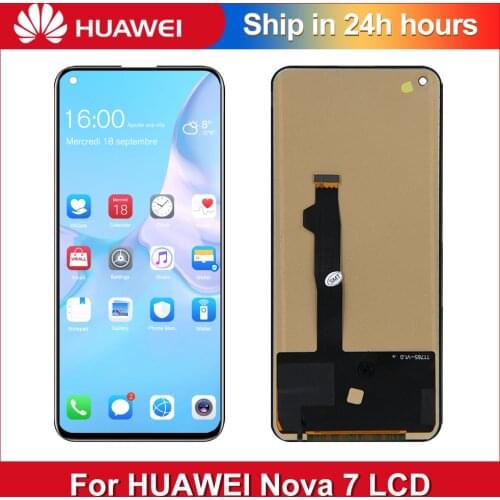 100% Display for Huawei Honor 30 LCD Touch Screen For Huawei Nova 7 Digitize Screen Assembly Replacement parts for BMH-AN10