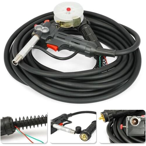 Toothed Roller 10 Feet MIG Spool Gun Wire Feed Aluminum Welder Gun Weld Parts