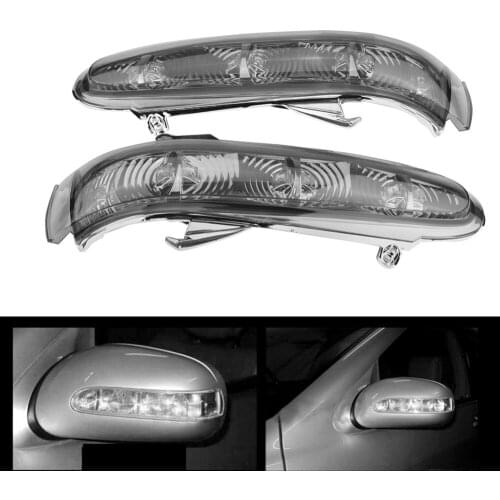New 1 Pair Rearview Mirror Indicator Turn Signal Light Lamps for Mercedes W220 S-Class 1999-2002 W215 CL-Class 1999-2003