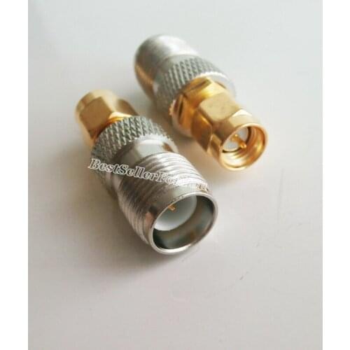 10Piece RP TNC Female RPTNC Jack To SMA Male Plug RF Coaxial Connector Adapter F/M