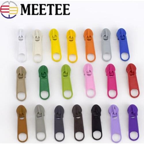 100Pcs Eco-friendly 3# Zipper Sliders For Nylon Zipper Bags Quilt Cover Zipper Head Pulls Zip Repair Kits DIY Sewing Accessories