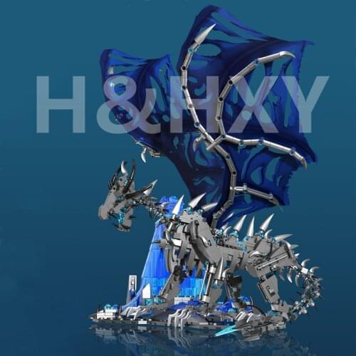 IN STOCK 18K MOC K91 1388pcs Movie Serise Iceberg Dragon Model Buliding Blocks Assembly Bricks Puzzle Toys Birthday Gift Kids