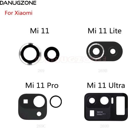 2PCS/Lot For Xiaomi Mi 11 Lite Pro Ultra Back Lens Rear Camera Glass Lens Mirror