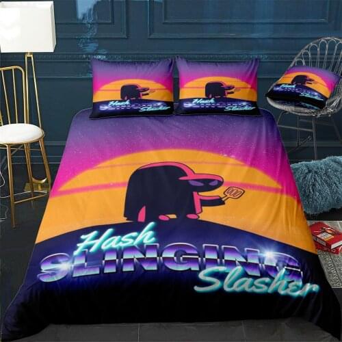 Hash Slinging Slasher Duvet Cover Comfortable Quilt Home Decora Design Universal Bedding Set Bedclothes+Pillowcase 3pcs