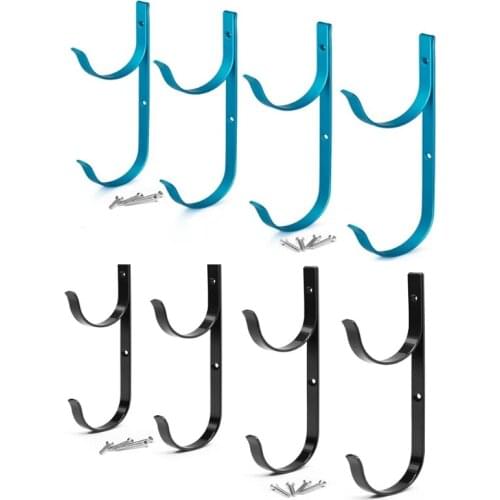 4 Pieces Of Aluminum Telescopic Swimming Pool Rod Bracket Swimming Pool Rod Holder with Screws Pool Accessories