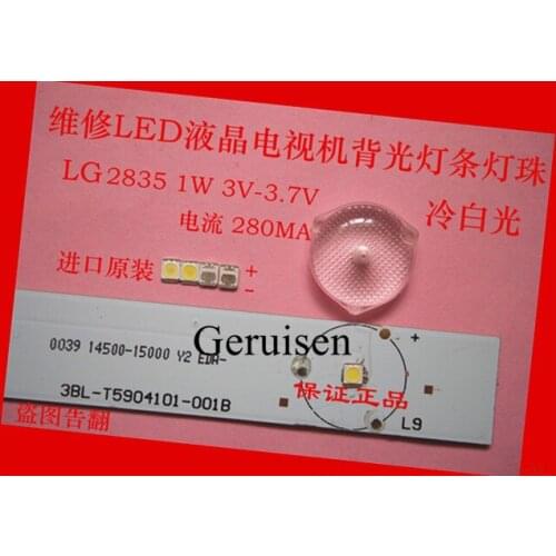 5000PCS/Lot 3528 2835 SMD LED Repair Beads 1W FOR LG Cold White 100LM For TV/LCD Backlight