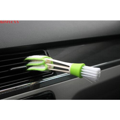 BJMYCYY Car Air Outlet Vent Brush Dust Cleaning Tool Auto Care Internal Detailing Clean Seat Gap Brushes Interior Accessories
