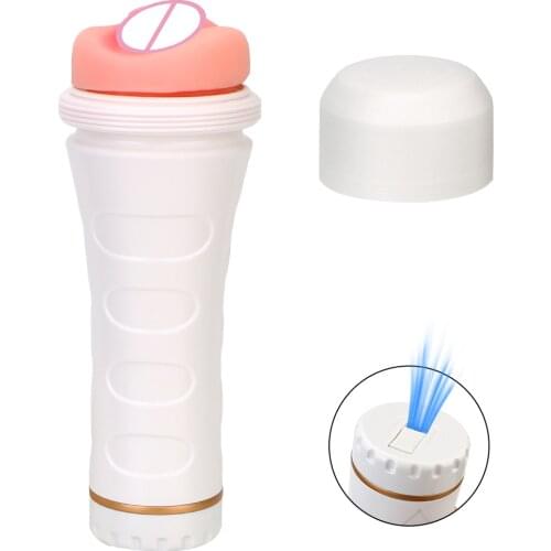 Big Male Masturbation Cup Sexy Flashlight Penis Pump Glans Sucking Sex Toys For Men Artificial Vagina Real Pussy Erotic Products