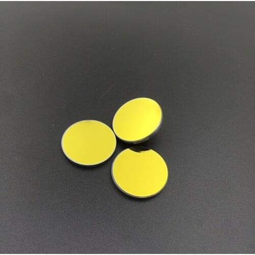 Diameter 20/30/38.1mm,Gold-plated Silicon Laser Reflective Lens,Good Optical Thermal Properties Reflectivity Is Greater Than 99