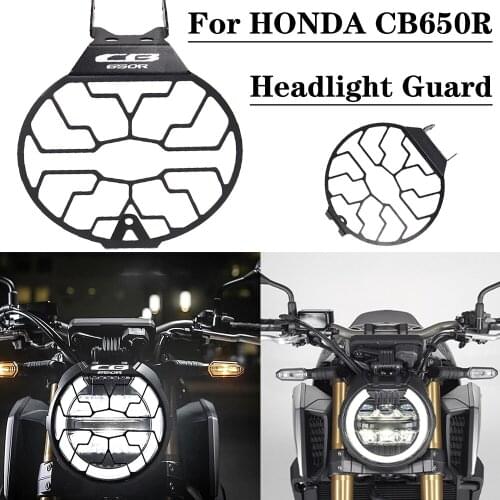 For HONDA CB650R CB 650R CB 650R 2019-2021 Motorcycle Headlight Grille Headlight Guard Headlight Cover Protector Frame