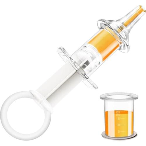 New Feeding Utensils Needle Feeder Squeeze Medicine Dropper Dispenser Pacifier Baby kids smart medicine dispenser multi-colors