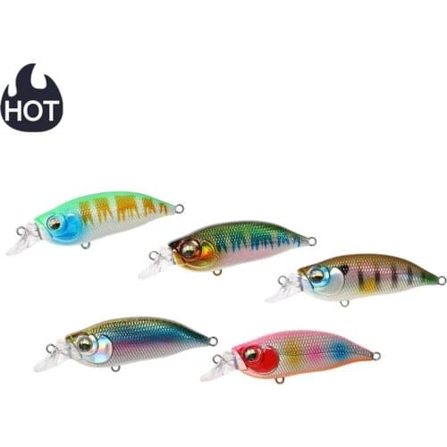 Hot New 1PCS Wobblers Jerkbait 57mm 8g Fishing Minnow Hard Bait Floating Laser Plastic Bass Fresh Salt Water Tackle Sinking Lure
