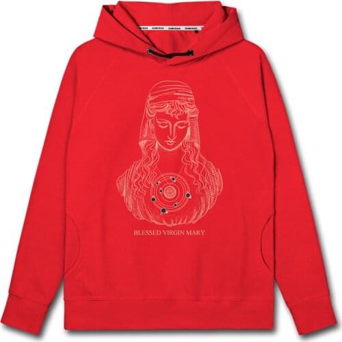 Blessed Virgin Mary Mother of Jesus mens hoodies streetwear printed hoodie sporting pullovers clothing sports autumn clothes