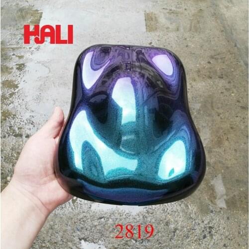 Sell quality sparkle effect chameleon pigment, color travel pigment powder,1 lot=100gram 2819 purple/blue/green, free shipping