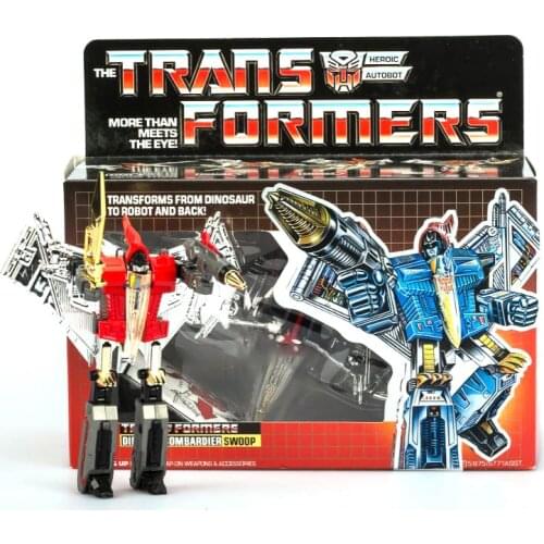 The Transformers Generation 1 Classic Reissue Version Swoop Blue Red Action Figure Deformable Collection Toys Gift
