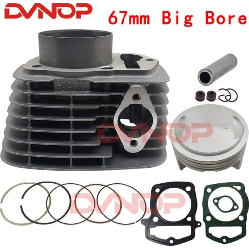 67mm Motorcycle Cylinder Piston Gasket Rebuild Kit for LONCIN RE250 CRF230 GP250 CB250 GTY TGR CQR KAYO BSE 250 Dirt Bike QUAD