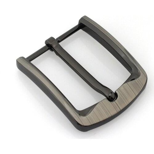 1pcs Metal 40mm Laser Belt Buckle Middle Center Half Bar Buckle Leather Belt Bridle Halter Harness Fit for 37mm-39mm belt