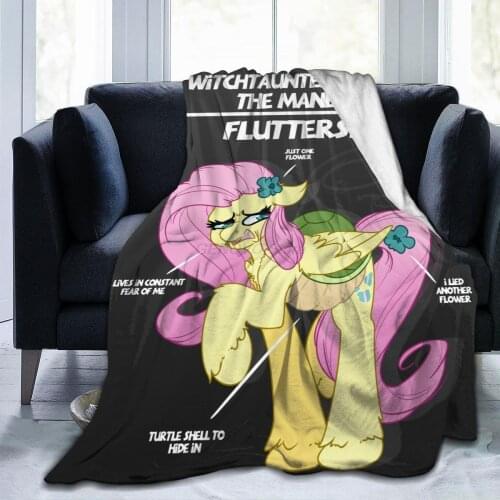 Unicorn Cartoon Blanket Super Soft Coral Fleece Blanket Bed and Sofa Cover Baby Wrap Decoration Sheet Beach Blanket