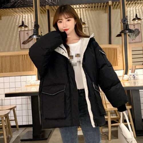 ZG1640 2021 new autumn winter women cotton-padded jacket loose cotton jacket bread clothing coat trend cheap wholesale