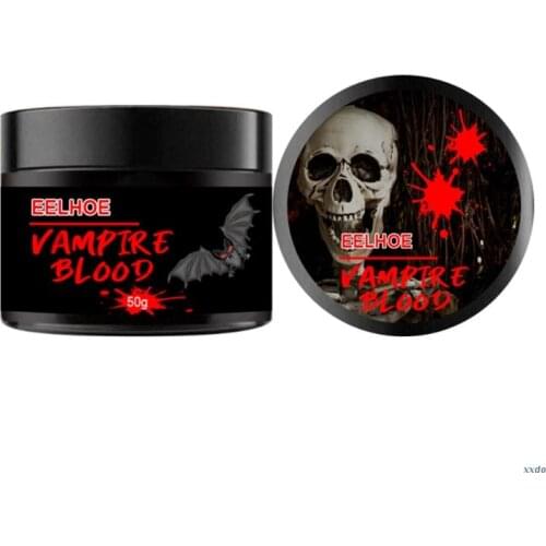Realistic Fake Blood Plasma Cream Horror Halloween Vampire Makeup Props Scary Cosplay Costume Party Favor Accessories