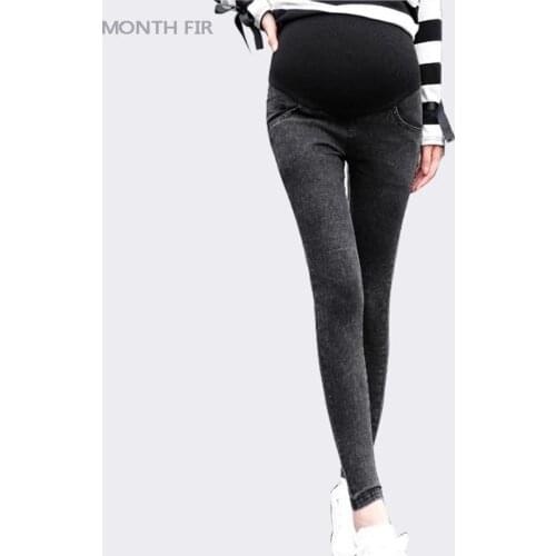 Maternity Pants Skinny Jeans Leggings For Pregnant Women Clothes Pencil Denim Pant Strench Clothes Summer Gravida Trousers 2019