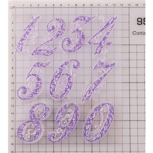 Reunion Number Silicone Clear Stamp DIY Scrapbooking Embossing Transparent Photo Album Decor Paper Arts Crafts New 2021