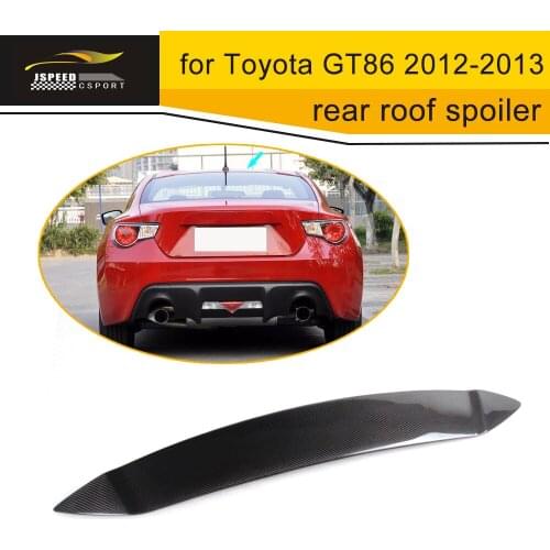 For Toyota GT86 Spoiler Dachspoiler Car styling Carbon Fiber Rear Roof Wing Rear Back Window Top Spoiler
