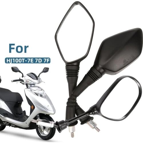 8mm 10mm 3C Certification Universal Electric Motorcycle Rearview Mirrors,For SUZUKI Haojie HJ100T-7F HJ100T-7E 7D,Scooter Mirror