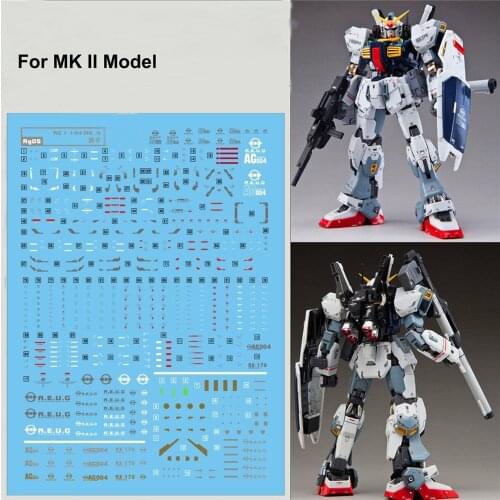 ​ DIY Water Paste High Quality Water Decal Stickers for Bandai RG Gundam MK II AEUG Model