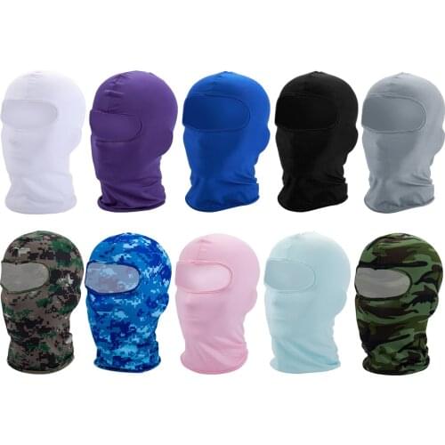 Men Women Sun Shield Neck Gaiter Scarf Balaclava Bandana Motorcycle Fishing