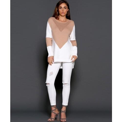 Jumper Lycra O-neck Limited Sweaters And Pullovers 2019 Sale Sweater Women Pullover Network Rendering Woman Winter Joint Out