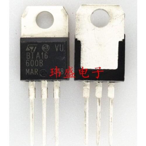 10pcs BTA16-600B TO-220
