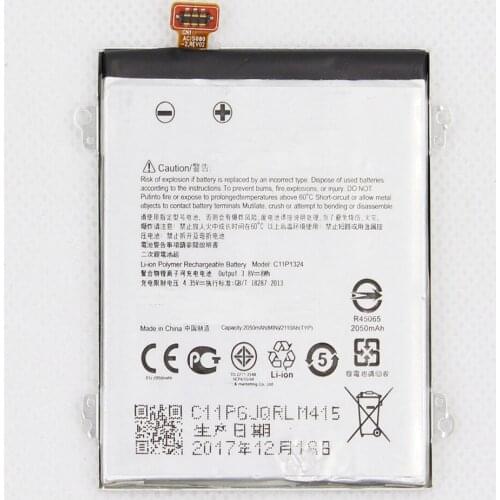 ISUNOO 2050mAh C11P1324 Battery for ASUS ZenFone 5 A500G Z5 A500 A500CG A501CG A500KL C11P1324 with repair tools adhesive