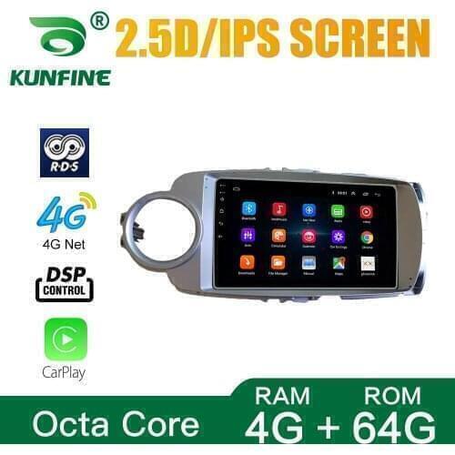 Car Radio For Toyota YARiS 2012-2017 Octa Core Android 10.0 Car DVD GPS Navigation Player Deckless Car Stereo Headunit