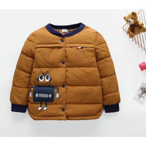 Childrens clothing childrens down cotton liner shirt childrens wrinkles cotton clothing factory direct sales