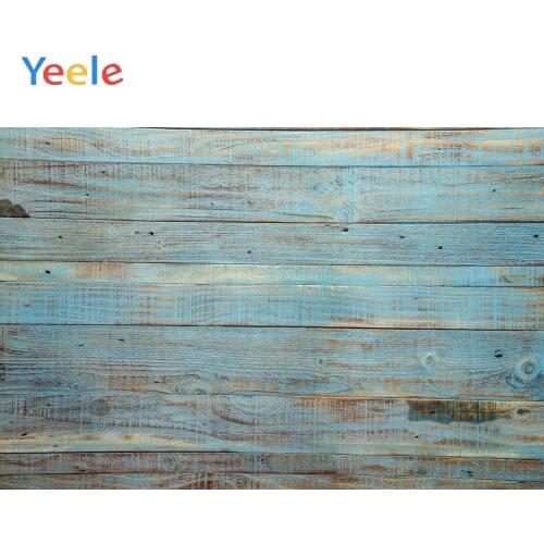 Fade Blue Wooden Plank Boards Wallpaper Child Newborn Cake Photo Backdrops Custome Photographic Backgrounds For Photo Studio