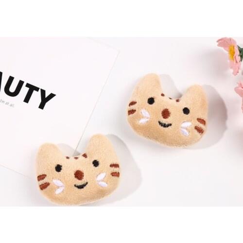 DIY Catnip Toy New 2020 Cat Face Design Cat Toy Catnip Cookie Small Catmint Pillow Pet Products Cat Toys