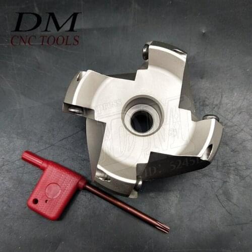 KM12-63/50-22-5T/4T Indexable Face Milling Cutter Fast Alloy End Mill milling attachment SEHT1204 carbide insert cutting tool