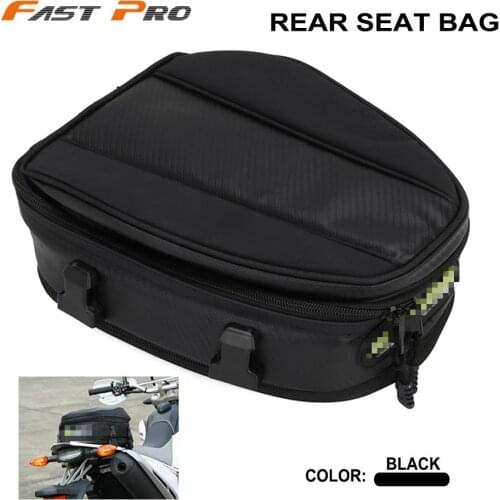 Motorcycle Tail Back Package Seat Kit Travel Bag Toolkit Rain Cover For KTM HONDA KAWASAKI DUCATI BMW FZ1 YZF Street Bike