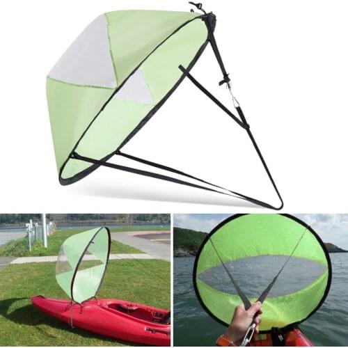 Summer Surfing Wind Paddle Foldable Kayak Boat Wind Sail Kayak Sail Downwind Paddle Rowing Wind Window Boat Accessories