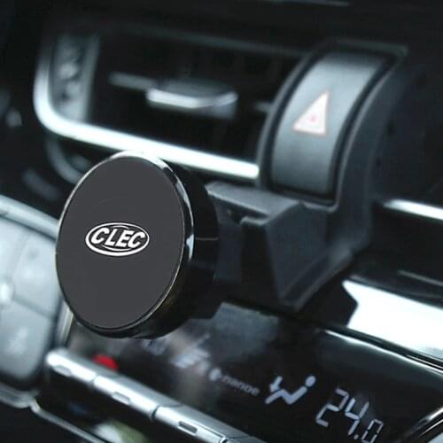 Car Magnetic Phone Holder For Toyota C-HR 2017 2018 GPS Mobile Cell Phone Mount Holder Stand Clip For C-HR 2017 2018 2019