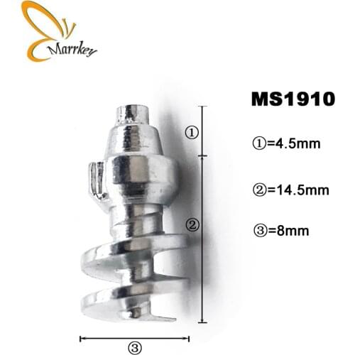 Marrkey MS1910 50pcs Tire Studs/Spikes for Tires/Ice Screw-in Studs Snow Chians for Huge Equipment Truck/Crane/Loader/SUV/CAR