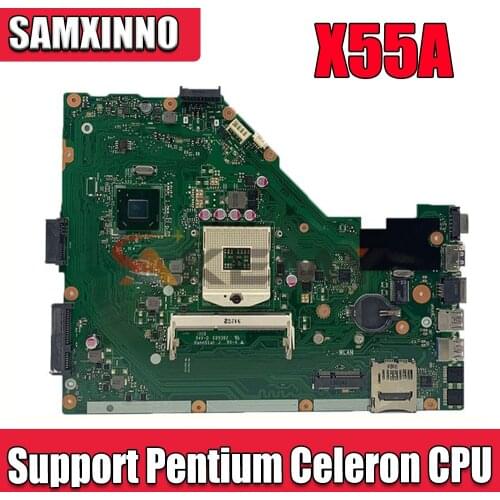 Laptop Motherboard For ASUS X55A PGA 989 Notebook Mainboard REV 2.1 SJTNV HM70 Support Pentium Celeron CPU