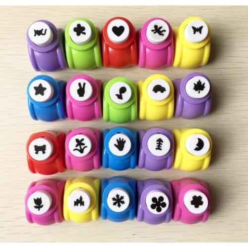 Mini Scrapbook Punches Handmade Cutter Card Craft Calico Printing Flower Paper Craft Punch Hole Puncher Shape DIY Tool SN1961