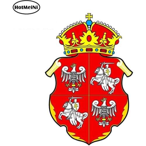 HotMeiNi Car Sticker National Flag of Lithuania Window Wall Decal Waterproof Vinyl Car Wrap Auto Motorcycle Accessories