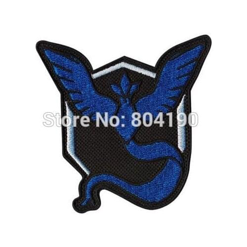 3" Go Mystic Team logo Iron On Patch HOT Embroidered Emblem applique Costume Cosplay Team