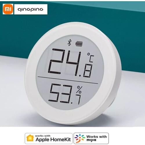 Original Xiaomi Qingping Bluetooth Temperature and Humidity Sensor LCD Digital Screen Smart Thermometer M/H Version for Mi/apple