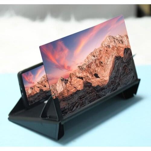 Video Magnifier 12-inch HD Mobile Phone Screen Amplifier Projector Bracket Desktop Holder Stand For Phone