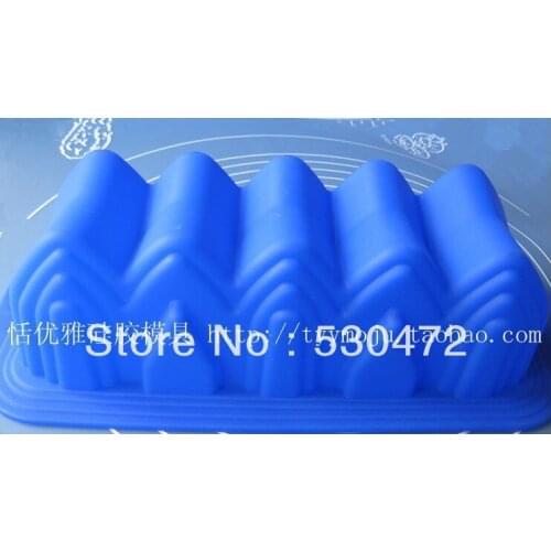 Wave type of bread mold silicone cake mould oven temperature kitchen tools